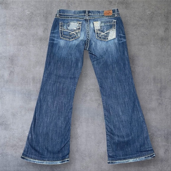 Buckle Women's Blue Boot Cut Jeans 30x31 1/2 NWT - Picture 3 of 13